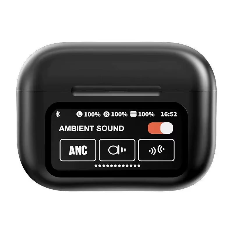 In Ear Earphones Wireless Earbuds Touch Control LCD Screen Earphone with ENC Noise Cancell Super Bass Premium Sound Long Battery