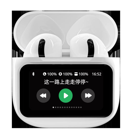 In Ear Earphones Wireless Earbuds Touch Control LCD Screen Earphone with ENC Noise Cancell Super Bass Premium Sound Long Battery